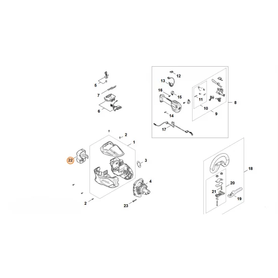 STIHL  Pokrywka 4520 602 0900